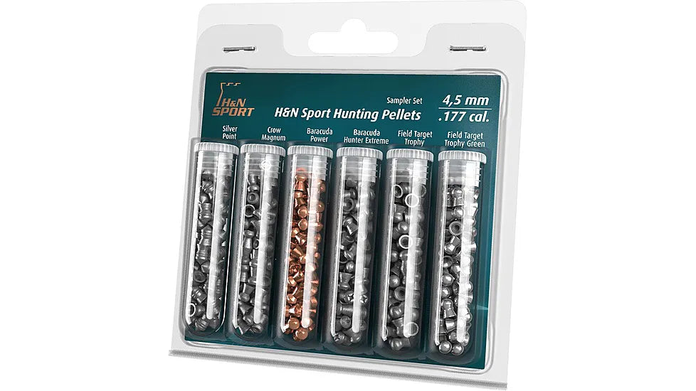 H&N Air Rifle Pellets .177 Cal Hunter Sample Pack
