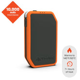 Rechargeable hand warmer 10000mAh power bank with built-in LED light