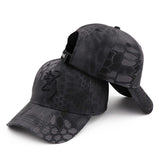 Hunting Camouflage Caps - Black Python