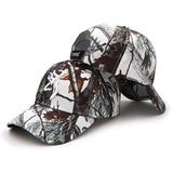Hunting Camouflage Caps - White