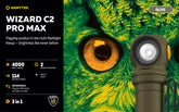 Armytek Wizard C2 Pro Max Olive White