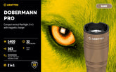 Armytek Dobermann Pro Sand Warm Rechargeable Torch