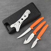 Kingfisher Hunting Field Dressing 4-Piece Knife Set