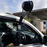 Powa Beam 175mm QH 100W bracketed spotlight mounted on vehicle