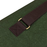 Premium Canvas and Leather Scoped Rifle Case