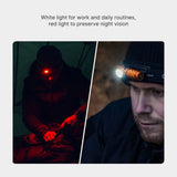 Olight Perun 3 Mini Cool White & Red Beam Headlamp - Orange