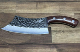 Kingfisher Knives Hand-Forged 5Cr15MoV Stainless Steel Outdoor Utility Knife with Sheath