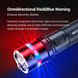 NEXTORCH P84 Duty Flashlight with Omnidirectional Signal Light
