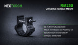 Nextorch Picantinny Torch Mount