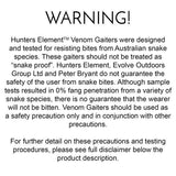 Hunters Element Venom V2 Gaiters