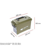 Small Weatherproof Ammunition Box Dry Storage Case