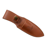 Elk Ridge Hunting Knife Twin Set – Drop Point & Gut Hook | Brown Pakkawood