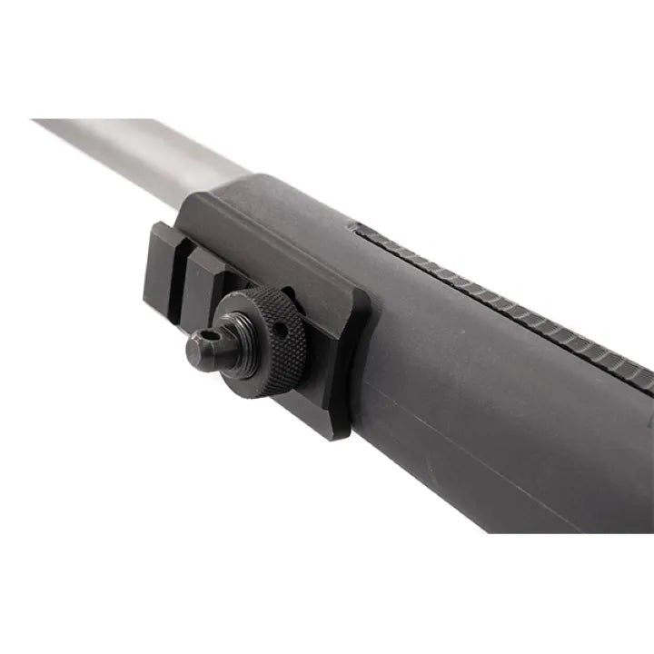 Leapers UTG Swivel Stud Picatinny Adaptor Kit installed on a hunting rifle with Picatinny-mounted bipod