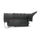 Nocpix LUMI L35R thermal scanner display showing heat detection and distance measurement
