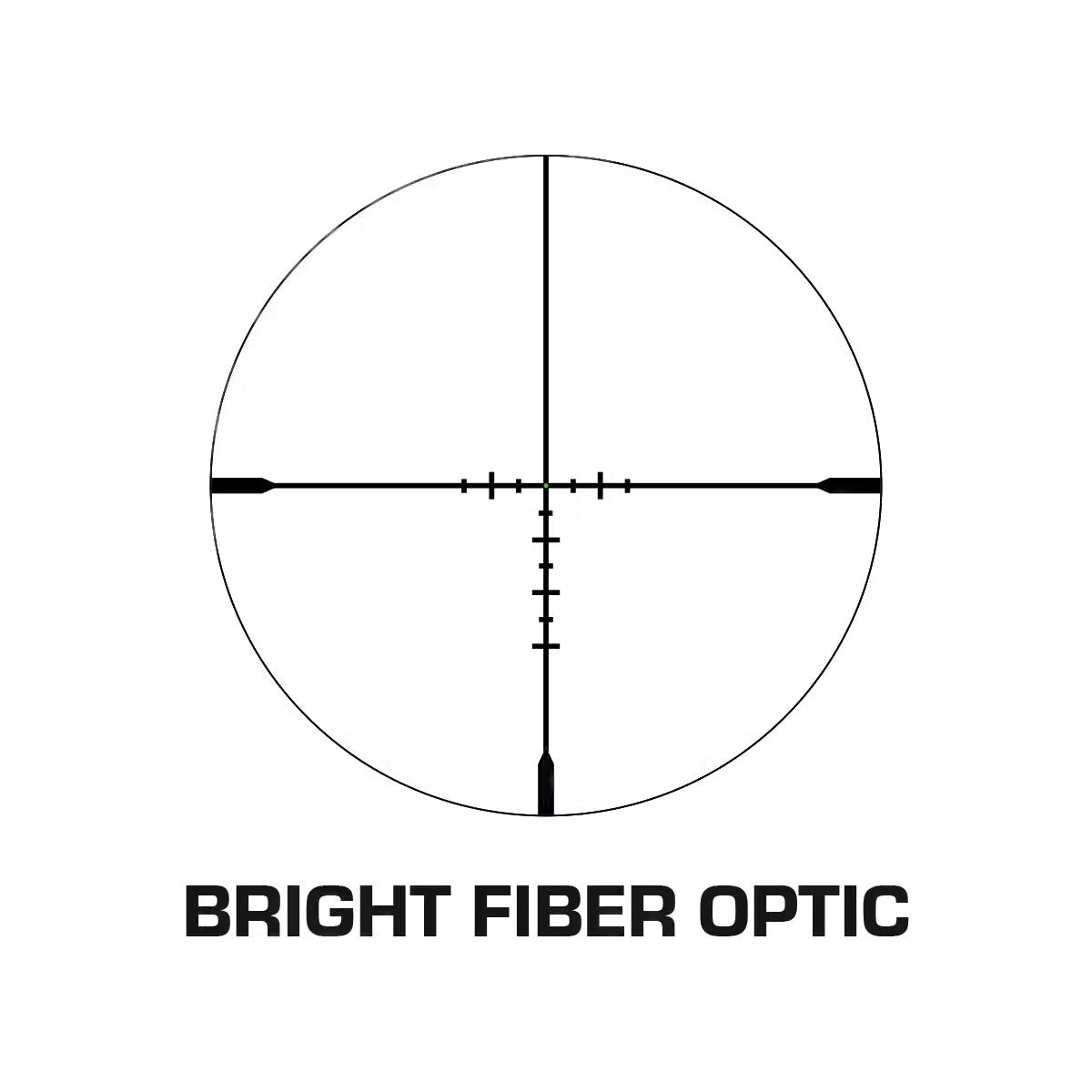 Swampfox Tomahawk II second focal plane reticle bright fiber optic